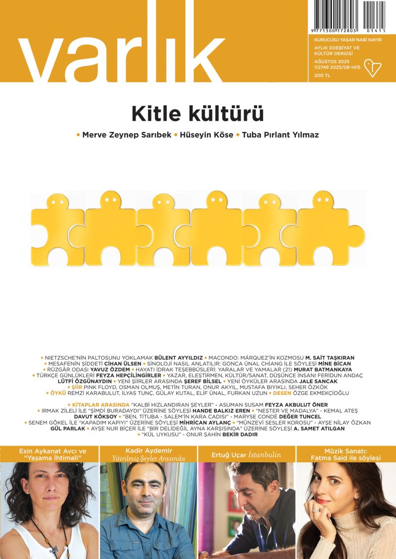 Varl�k Dergisi A�ustos 2025